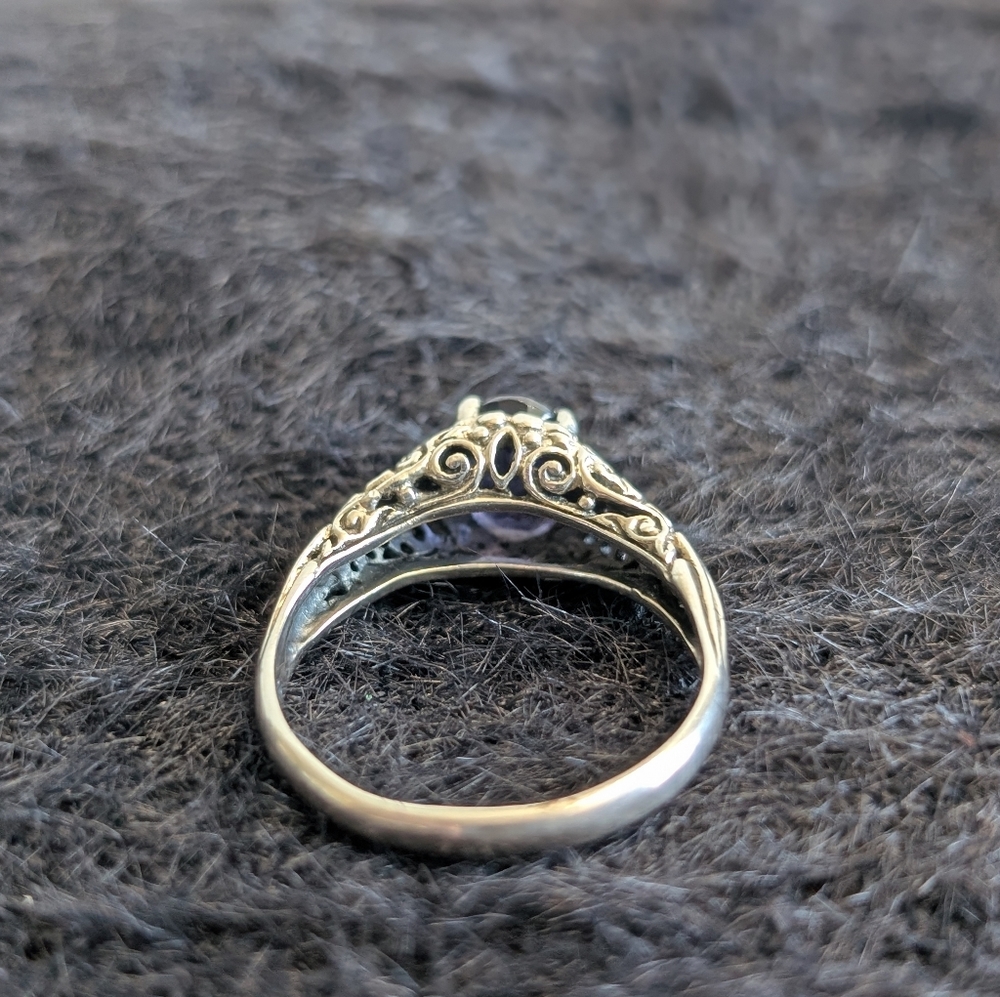 Sterling Iolite Ring 8 - image 8